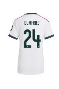 Real Madrid Denzel Dumfries #24 Jalkapallovaatteet Naisten Kotipaita 2026-27 Lyhythihainen